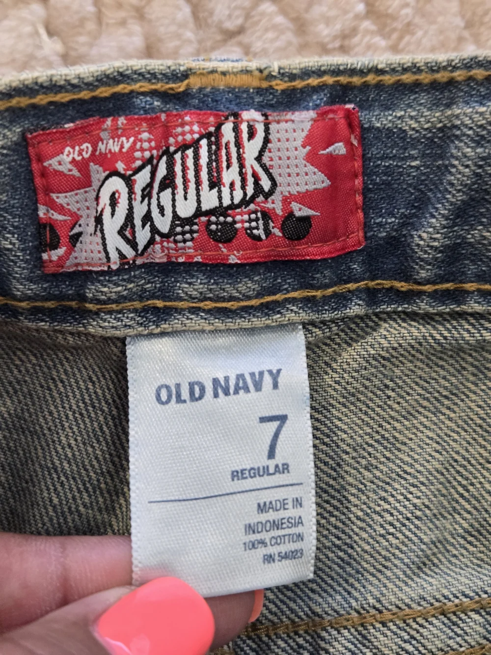 Old Navy Girls Size 7 Regular Straight Leg Jeans Adjustable Waist NWT